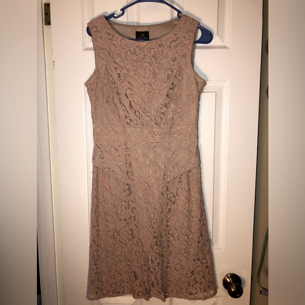 Adrianna Papell Dusty Rose Cocktail Dress Size 6